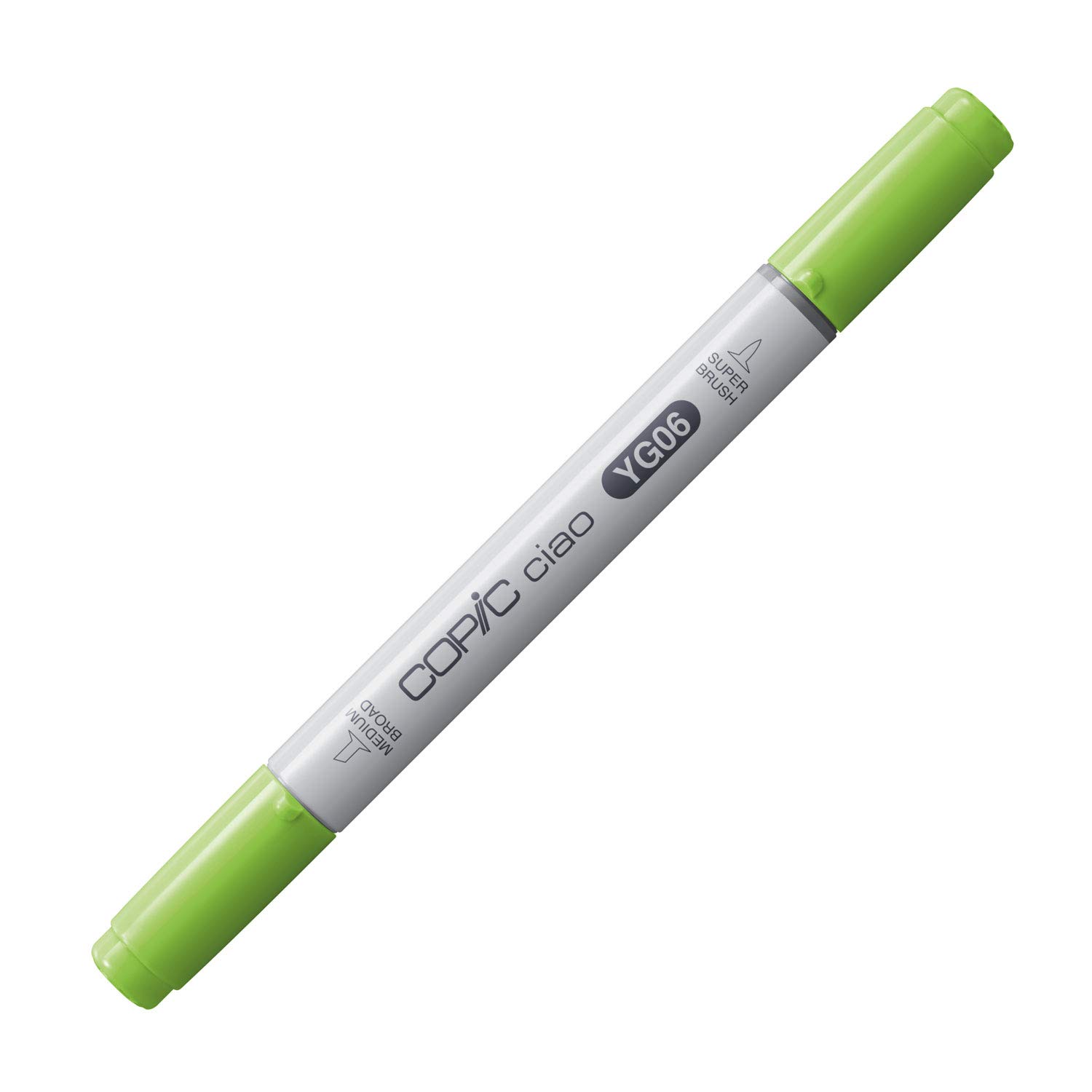 Copic Markers YG06 Ciao with Replaceable Nib, Yellowish Green
