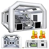 Orionet Inflatable Paint Booth 28X15X10Ft with Two 950W...