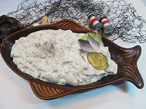 GreetFish Dill-Happen, Bismarckhering geschnitten, Salatmajonnaise, Dill, Zwiebeln, 500g