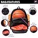 ERANT Athletic Basketball Backpack - Extra Large Sports Basketball Bag - Separate Ball & Shoe Compartment - Durable - For Boys & Girls - For Basketball, Soccer, Volleyball and Gym Equipment - Black