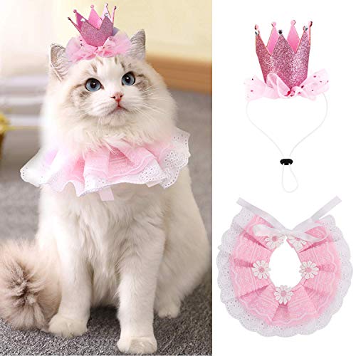 Legendog Dog Bandana, Princess Pet Costume for Cats and Small Dogs, Fashion Lace