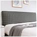 Protecteur Antipoussière Housse De Protection De Tête De Lit Extensible pour DéCor De Chambre À Coucher pour La Plupart des TêTes De Lit (Color : Dark Gray, Size : 1.9m)