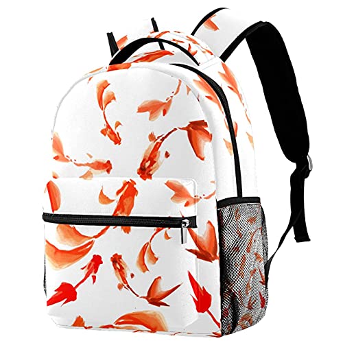 Sac à dos aquarelle rouge femme haute capacité pour ne plus manquer d'espace
