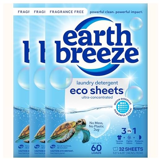 Earth Breeze Laundry Detergent Sheets
