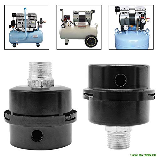 Ochoos 3/4" 20mm Screw Thread Silencer Noise Filter Muffler for Air Pump Compressor