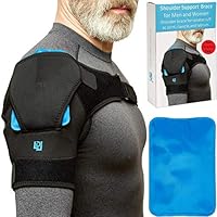 Algopix Similar Product 8 - 2in1 Shoulder Brace for WomenMen