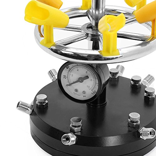 PointZero Eight Airbrush Holder Station with 6-Way MAC Splitter Manifold - Thumbnail 4