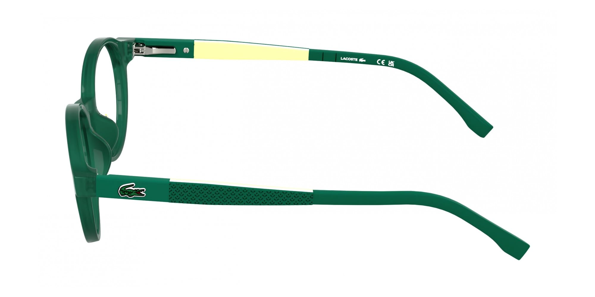 Lacoste L3668 315 PRZEZROCZYSTY ZIELONY LUMI 44/16/130 Ramka na okulary dla dzieci