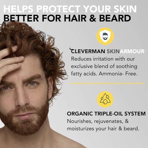 Tinte reutilizable para cabello y barba hombre Auburn 7.04 miniatura 7