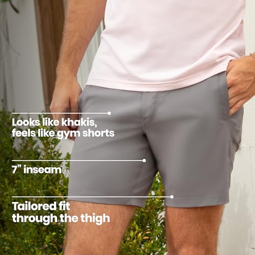 Birddogs Khaki Shorts with Built-in Liner