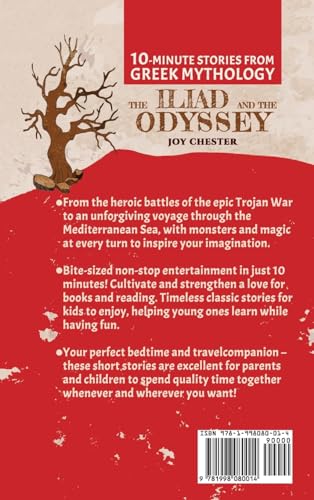 10-Minute Stories From Greek Mythology - The Iliad and The Odyssey: Timeless Legendary Tales To Inspire Kids Of All Ages - Image 2