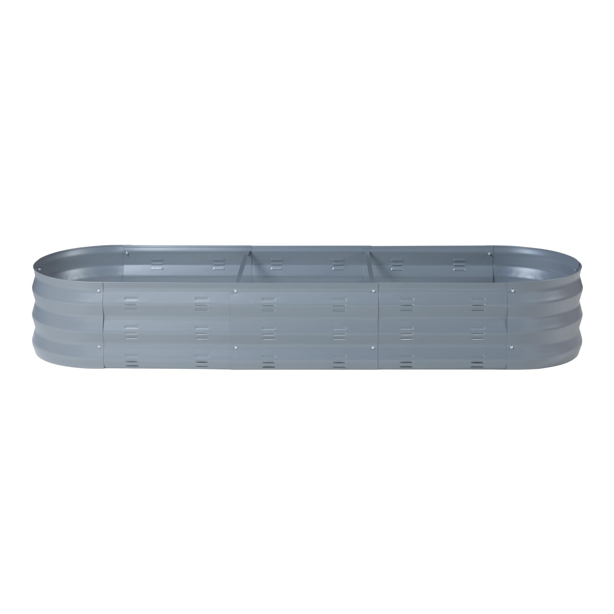 casa.pro Jardinière Surélevée Grande Taille Lit Surélevé Bac à Fleurs Carré Potager Haute Parterre de Jardin Bac de Plantation Extérieur Terrasse Balcon Acier Galvanisé 171 x 50 x 25 cm Anthracite