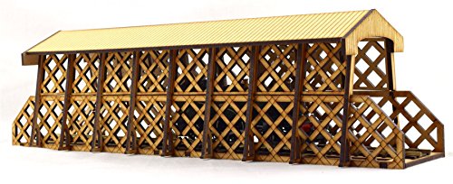 War World Scenics Oo/Ho Gauge Lattice Tunnel Bridge – Model Railways Layout Terrain Scenery #TOP3