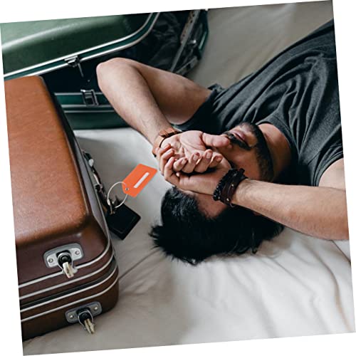 SHERCHPRY 2 etiquetas de bagagem, etiquetas de viagem, etiquetas de bagagem de silicone para malas,