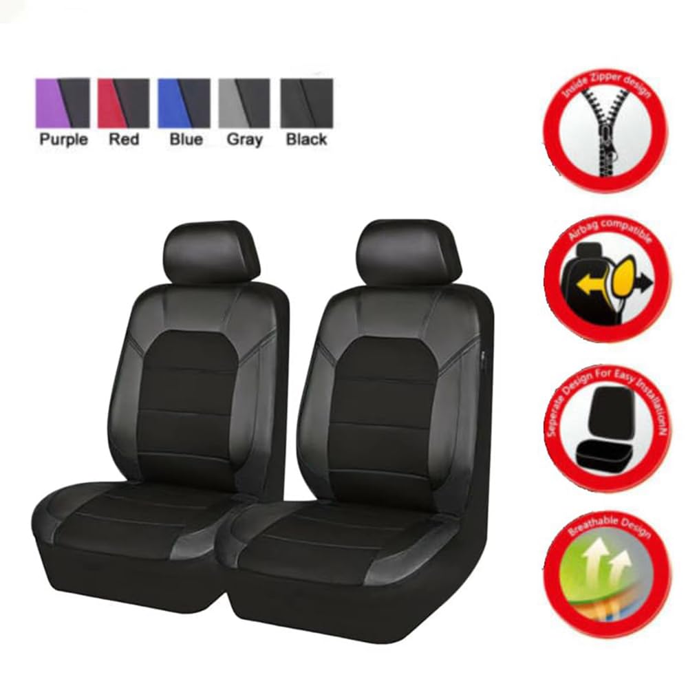 Housses de Siège de Voiture, pour Peugeot 106 205 206 206 S 206 SW 206 SW 206Cc 207 207Cc 207 SW 208 Housses de Protection pour Siège Avant de Voiture Non Slip Housses Coussins Accessoires