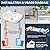 Uiyofok Stainless Steel Chromed Brass Bypass Sensor Valve Kit for Instant Hot Water Recirculating System,Replace The Old Plastic Version,Compatible With 500800,500805,367010,595926