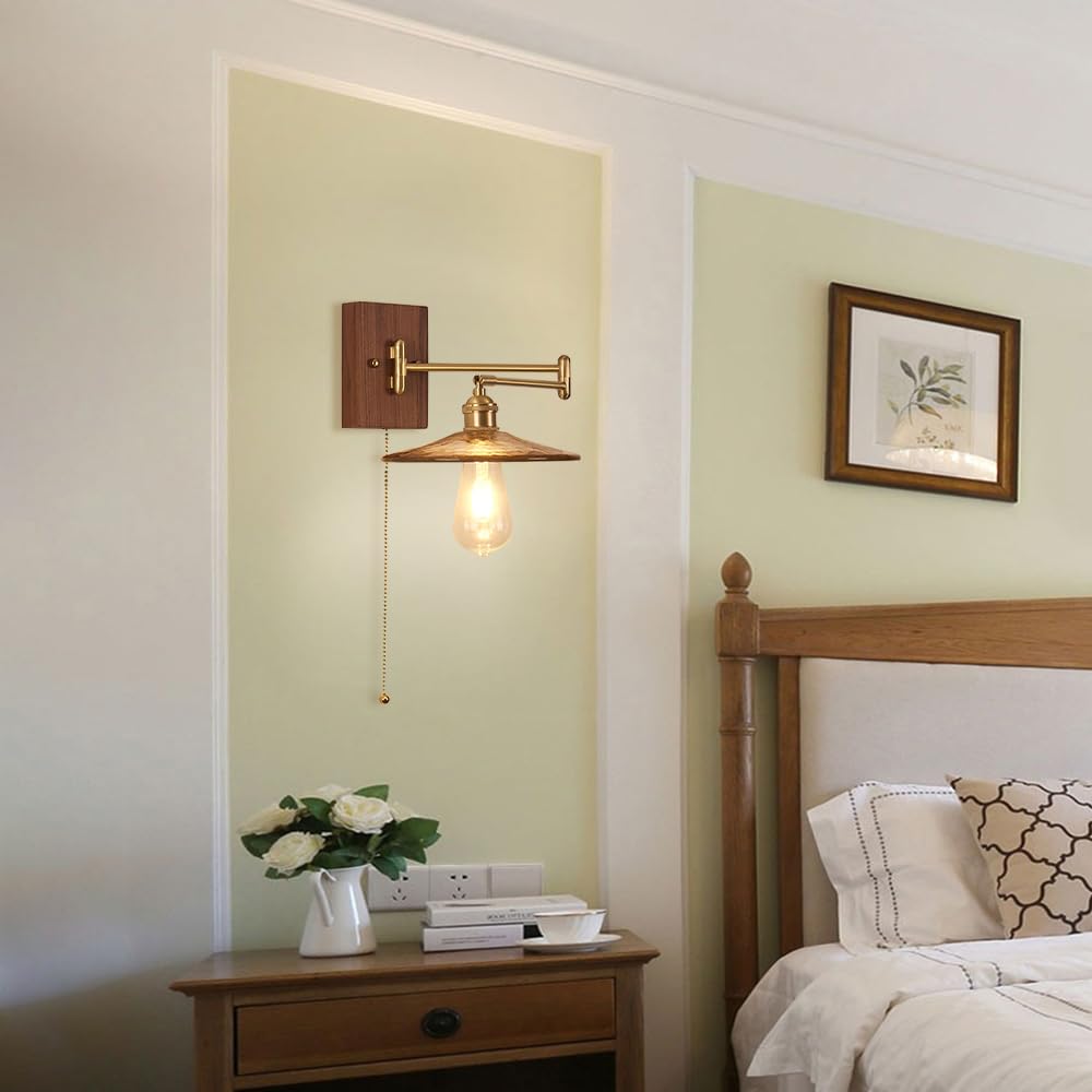 Lampada da Parete a LED per Esterni con sensore di Movimento, Applique Quadrata in Alluminio Nero, Illuminazione lineare 3000K/4500K/6000K per Camera da Letto, Soggiorno, Bagno,