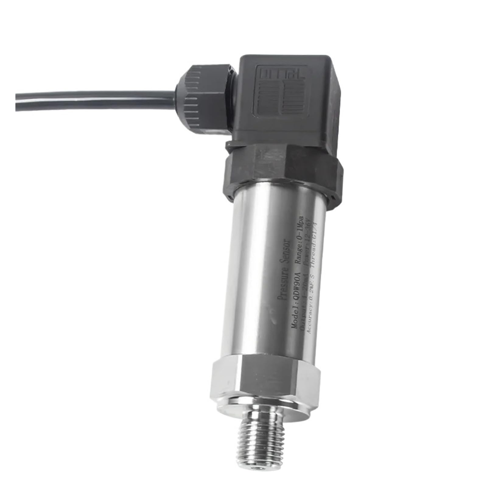 Wasserdrucktransmitter Hirschmann Drucktransmitter 4-20MA 0-10V RS485 24V DC Druckwandler(RS485 Output,0-0.6Mpa)