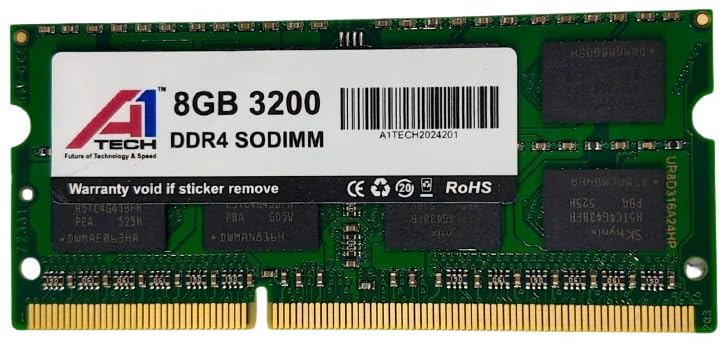 A1TECH 8GB DDR4 3200MHz CL22 Laptop Memory Upgrade RAM Laptops Memory Module (3 Year Warranty)