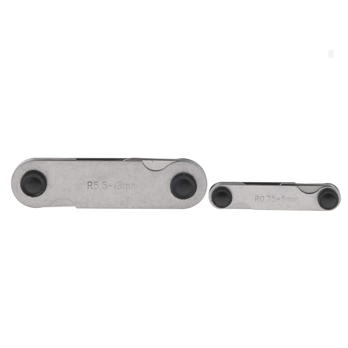 RS PRO Metrisch Radiuslehrensatz Radiuslehre, 16 Bl., 0.5 mm 0.75 mm