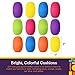 Special Supplies Egg Pen-Pencil Grips for Kids and Adults Colorful, Cushioned Holders for Handwriting, Drawing, Coloring - Ergonomic Right or Left-Handed Use - Reusable (12-Pack)