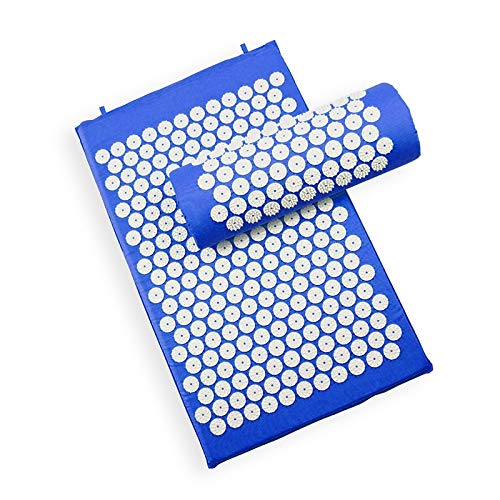ZZEBRA BLUE Acupressure Mat Massage Relaxation Device Shakti Mat