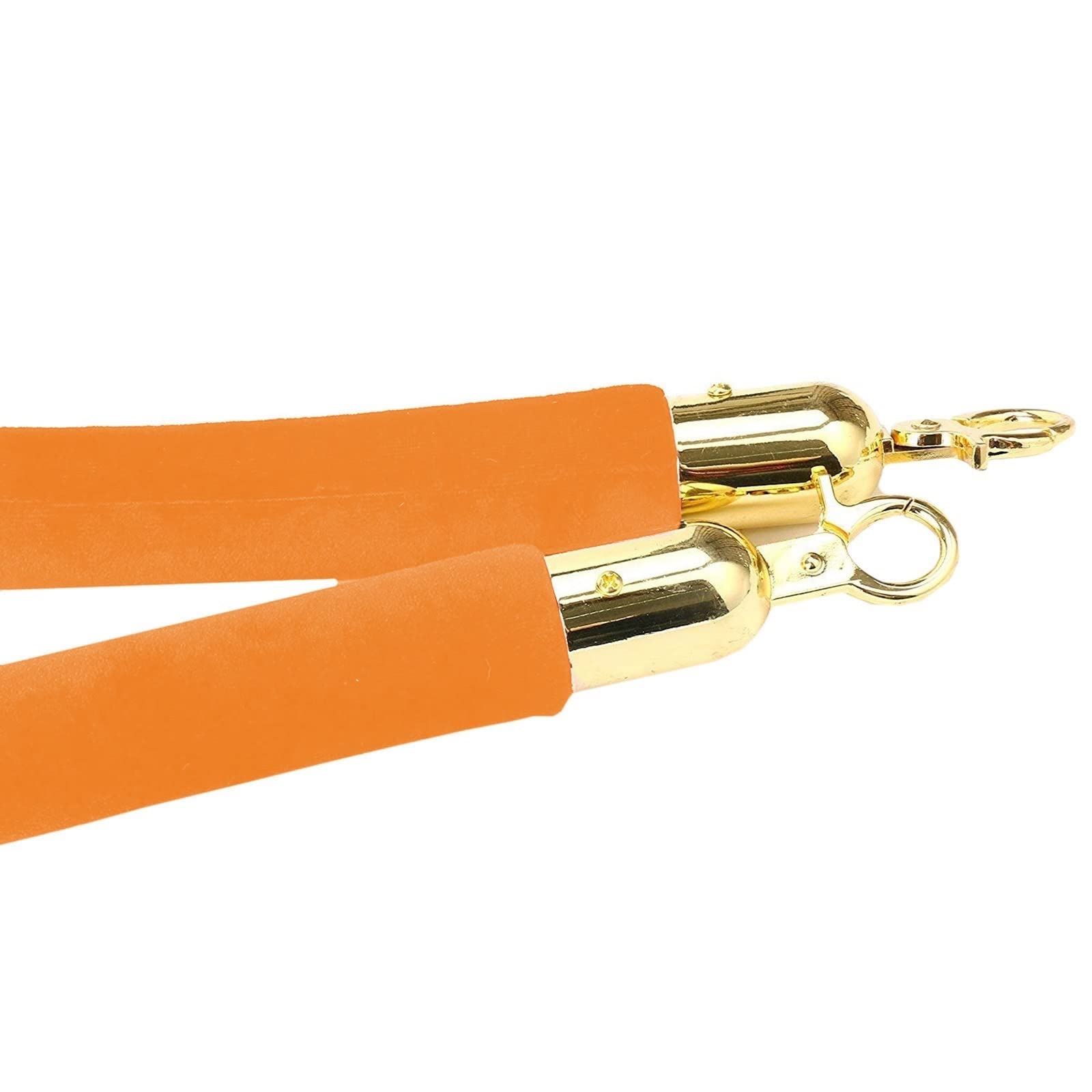Guardrail rope， Barrier Ropes for Crowd Control, Hotels/Theaters Industrial Stanchion Rope, for Red Carpet/Filmroom/Wedding/(Orange,Length 2.2M/7.2Ft/86.6In)