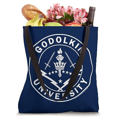 Bolsa Tote con sello blanco Gen V Godolkin University miniatura 4