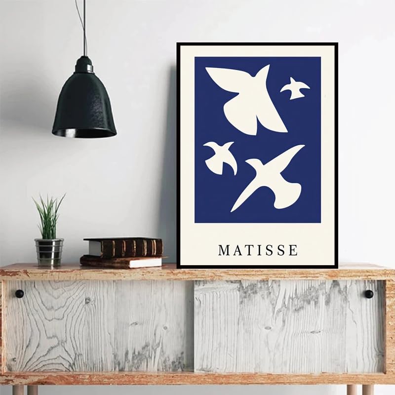 Amazon.co.jp: アンリ・マティス版画&ポスター《白い平和の鳩》北欧の