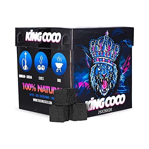 Carbón KING COCO de 1Kg para Cachimba Cover