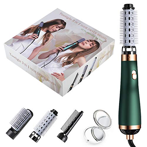 Hair Dryer Brush , Blow Dryer Brush Professional 3 in 1 Hair Dryer & Volumizer Negative Ionic Hair Straightener Brush