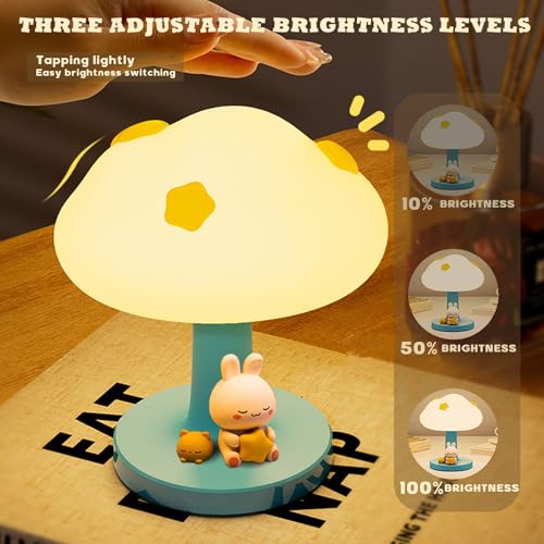 Lámpara de Mesa Infantil Nube de Silicona Recargable LED miniatura 3
