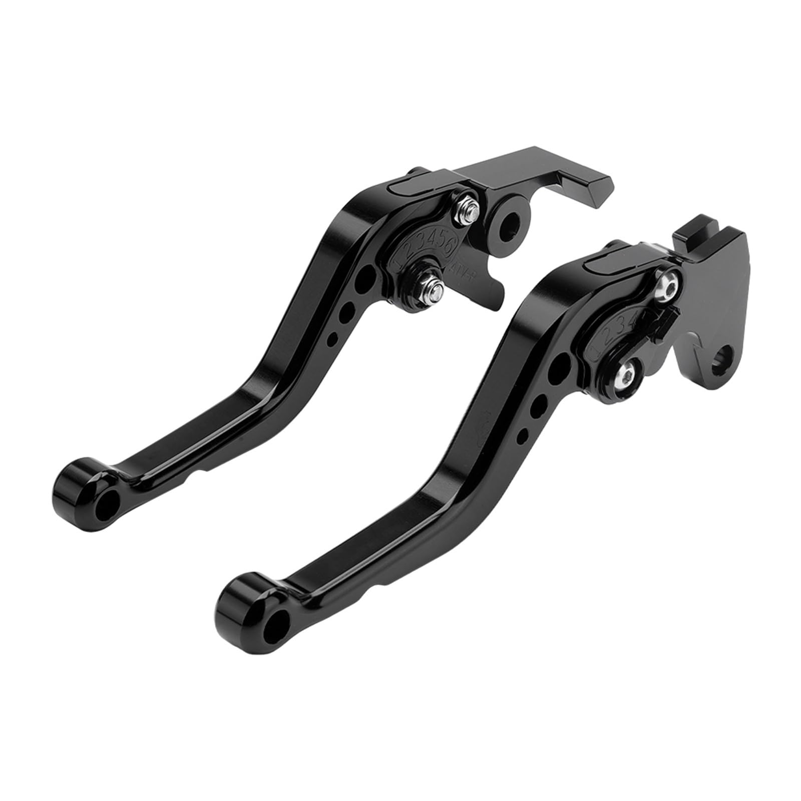 Cubecmq Black 1 Clutch Brake Lever For Raptor 700 700R 250 350 For Yfm250r For Yfm 125 250 350 700 For Yfm125r Adjustable Brake Clutch Lever Motorcycle Brake Clutch Lever(Black 1)