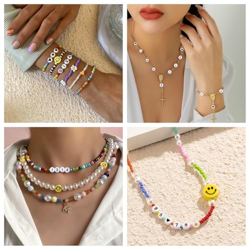 Image of Looconi 500pcs Number Beads 6 Plastic Beads 9 for Jewelry Making