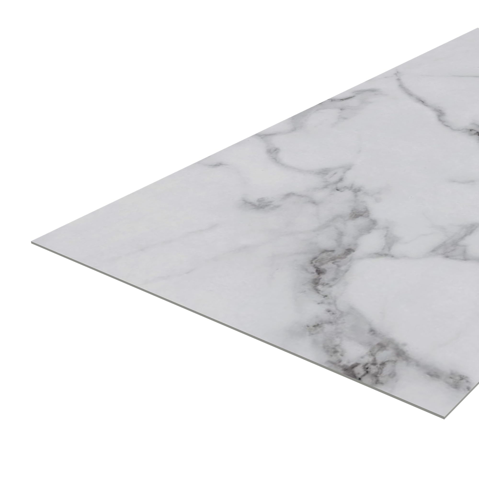 [neu.haus] Decorativo Conjunto de 4 Paneles de Pared Bladel Revestimiento de Paredes para Ducha Baño Cocina Salón Resistente a la Humedad de PVC Grosor 3 mm 120x60cm - White Marble