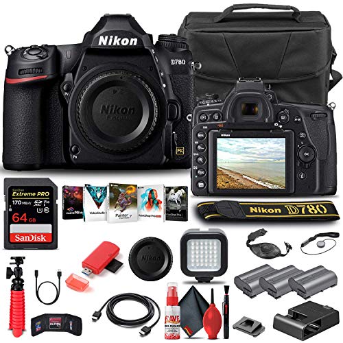 Cámara Nikon D780 DSLR Cuerpo Solo con Kit Accesorios