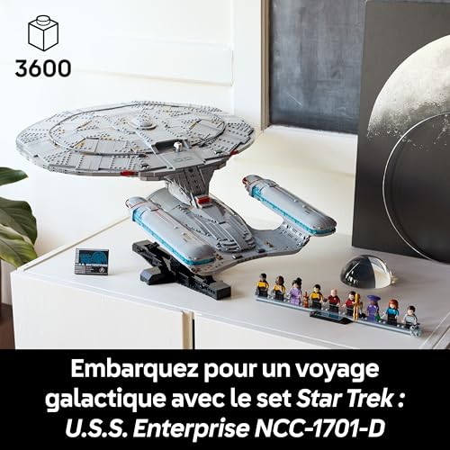 Star Trek: U. . . Enterprise NCC 1701 D - vue 3