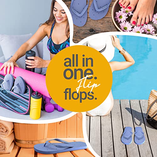 Image of Shower Shoez Women's Non-Slip Pool Dorm Water Sandals Flip Flops