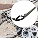 Yiju Bicycle Chain Guard Cover Chain Protective Cover Bicycle Part, Bicycle Crankset Guard for Cycling, Outdoor, Mountain Bikes, Black