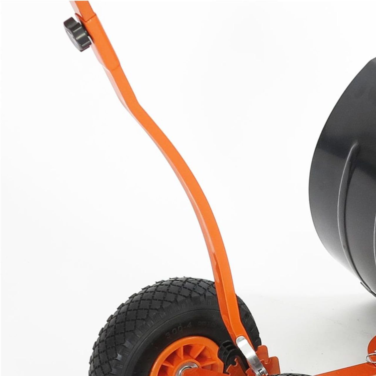 FUXTEC Schneeschaufel auf Rädern FX-SS740, höhenverstellbar - komfortables Schneeräumen, rückenschonender Schneeschieber, Schneeschild 75 cm Arbeitsbreite-Höhe 42 cm, platzsparend da zusammenklappbar