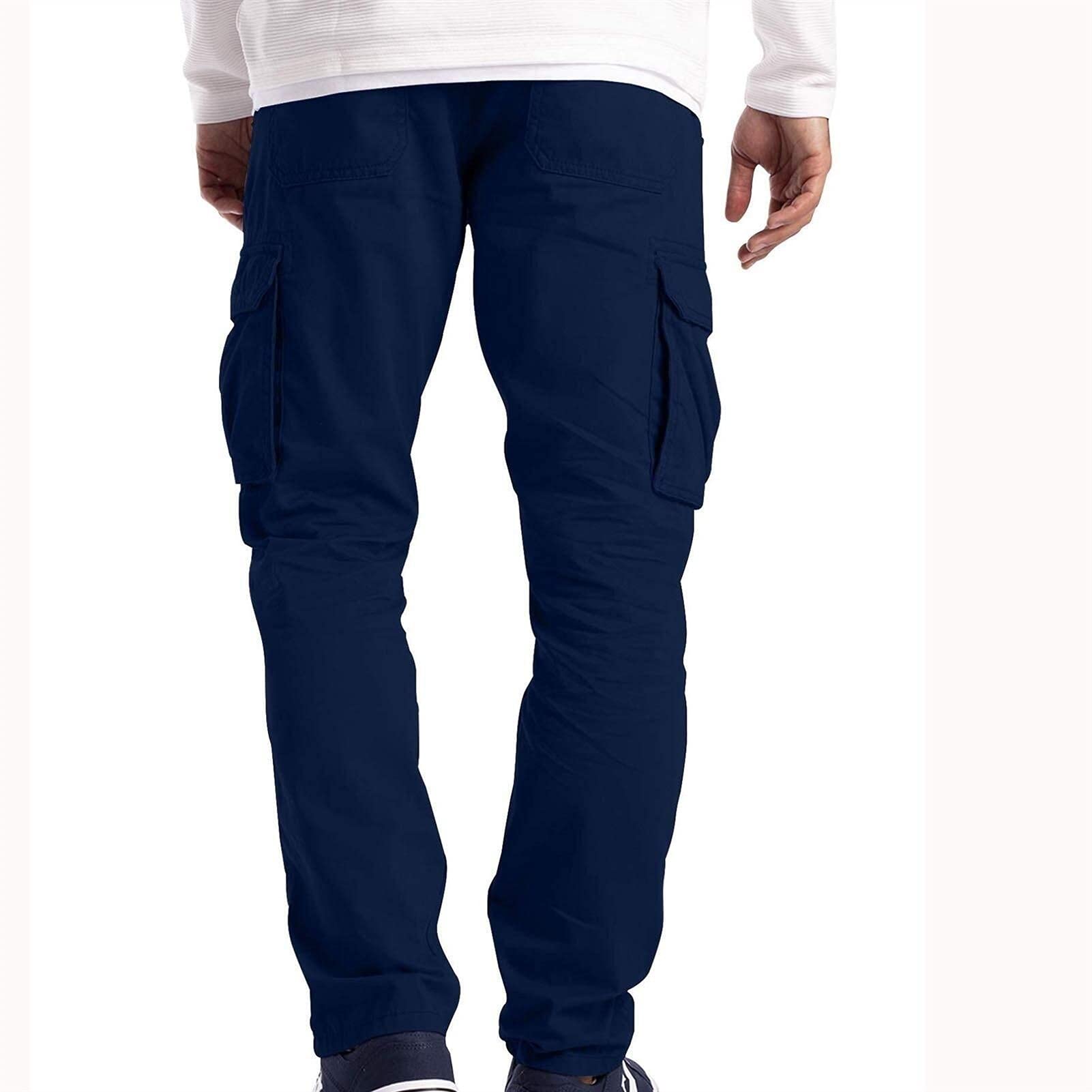 Jogginghose Herren, Cargohose Lange Regular Fit Hose Cargo Jogging Pants, Hip Hop Jogger Cargo Pants Techwear Hosen Baggy Streetwear Punk Hose freizeithose