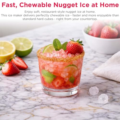 image for FRIGIDAIRE Touchscreen Nugget Ice Maker, Countertop Ice Machine, Sonic