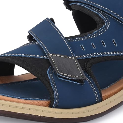 Image of Centrino Men's Sandal |leather sandals for office |New Fashion sandals for Men|Grip Insole for Stability | Comfortable Men Sandal with Premium Comfort & Quality (2029)