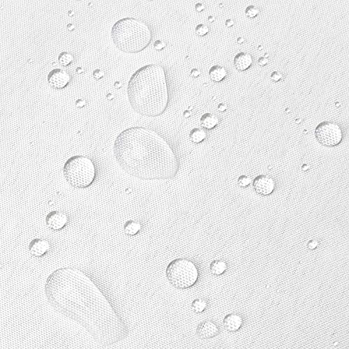 N&Y HOME Fabric Snap in Shower Curtain Liner Replacement White, 70x78 by N&Y HOME - Used condition - Image 3