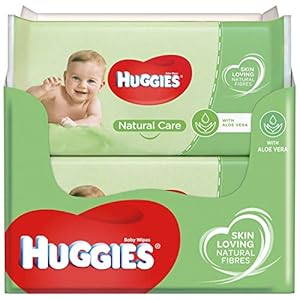 Huggies baby billendoekjes – Natural Care – 560 doekjes – Voordeelverpakking