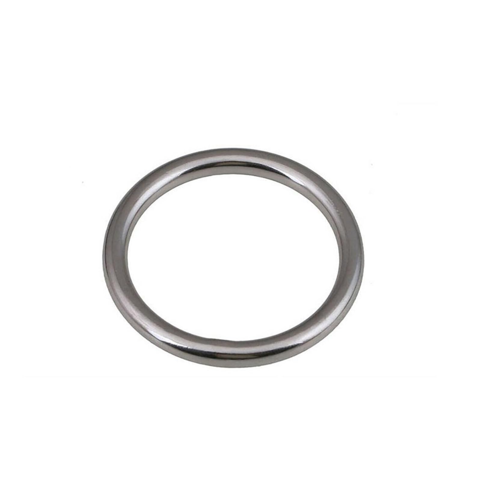 Anneaux polyvalents en acier inoxydable, Hauban de yoga robuste M3-M12, soudé, lisse et solide(M10x110)