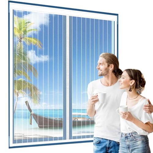 Mosquitera Puerta Magnetica Blanca Marca FMJTXD