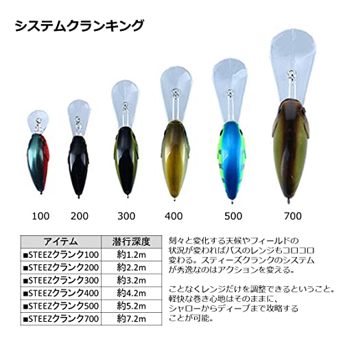ダイワ(DAIWA) スティーズ クランク 500 琵琶湖クロキン 4枚目