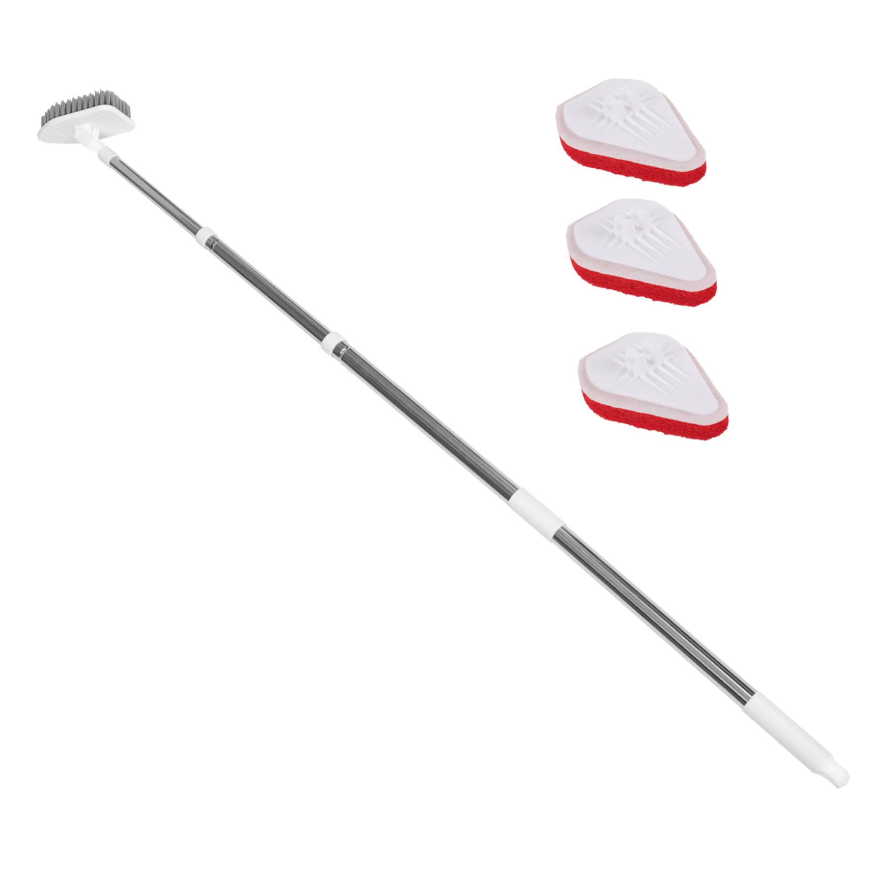 Brosse de nettoyage pour sols VILLCASE avec manche extensible pour carrelage