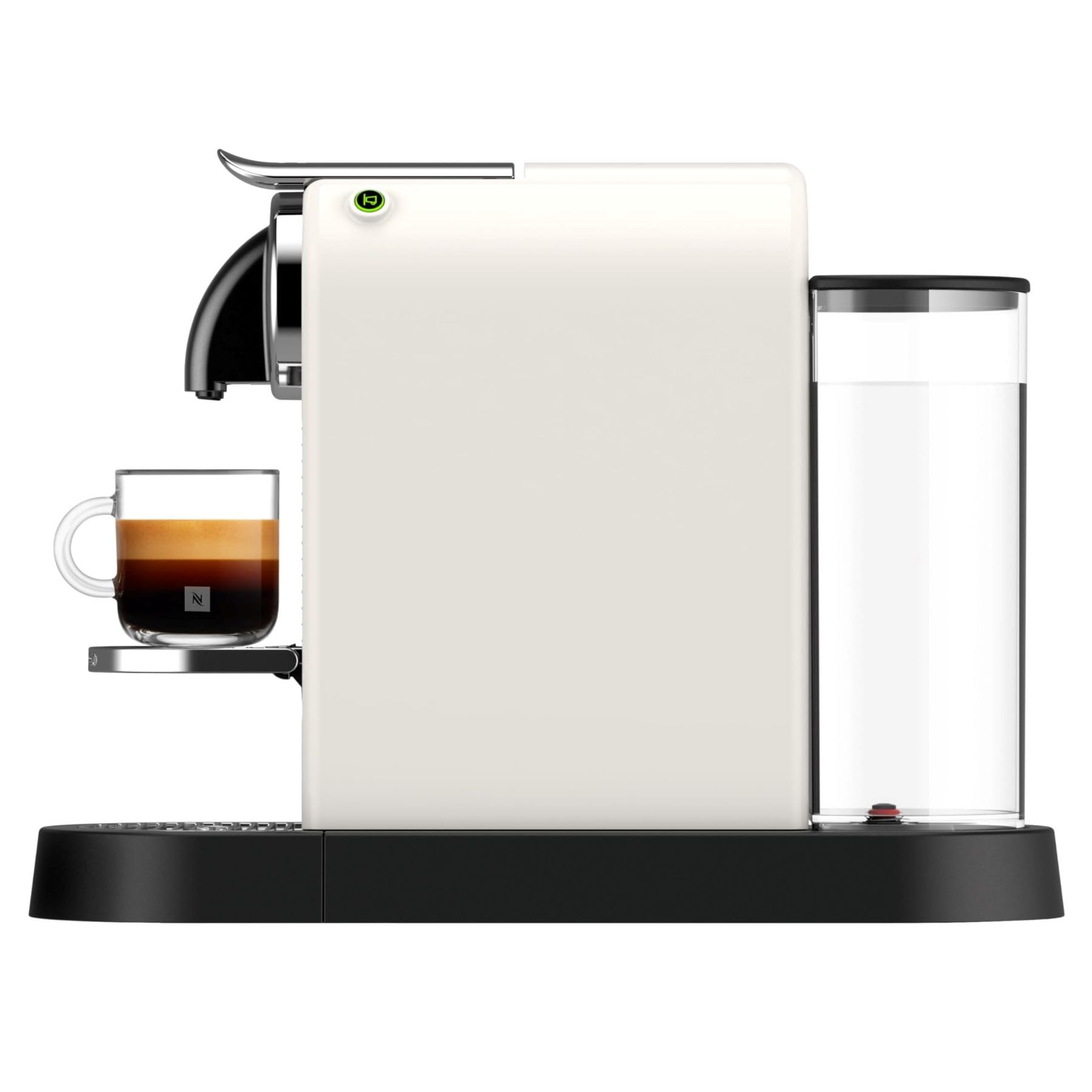 Nespresso De'Longhi Citiz EN167.W - Cafetera monodosis de cápsulas Nespresso, compacta, 19 bares, apagado automático, color blanco